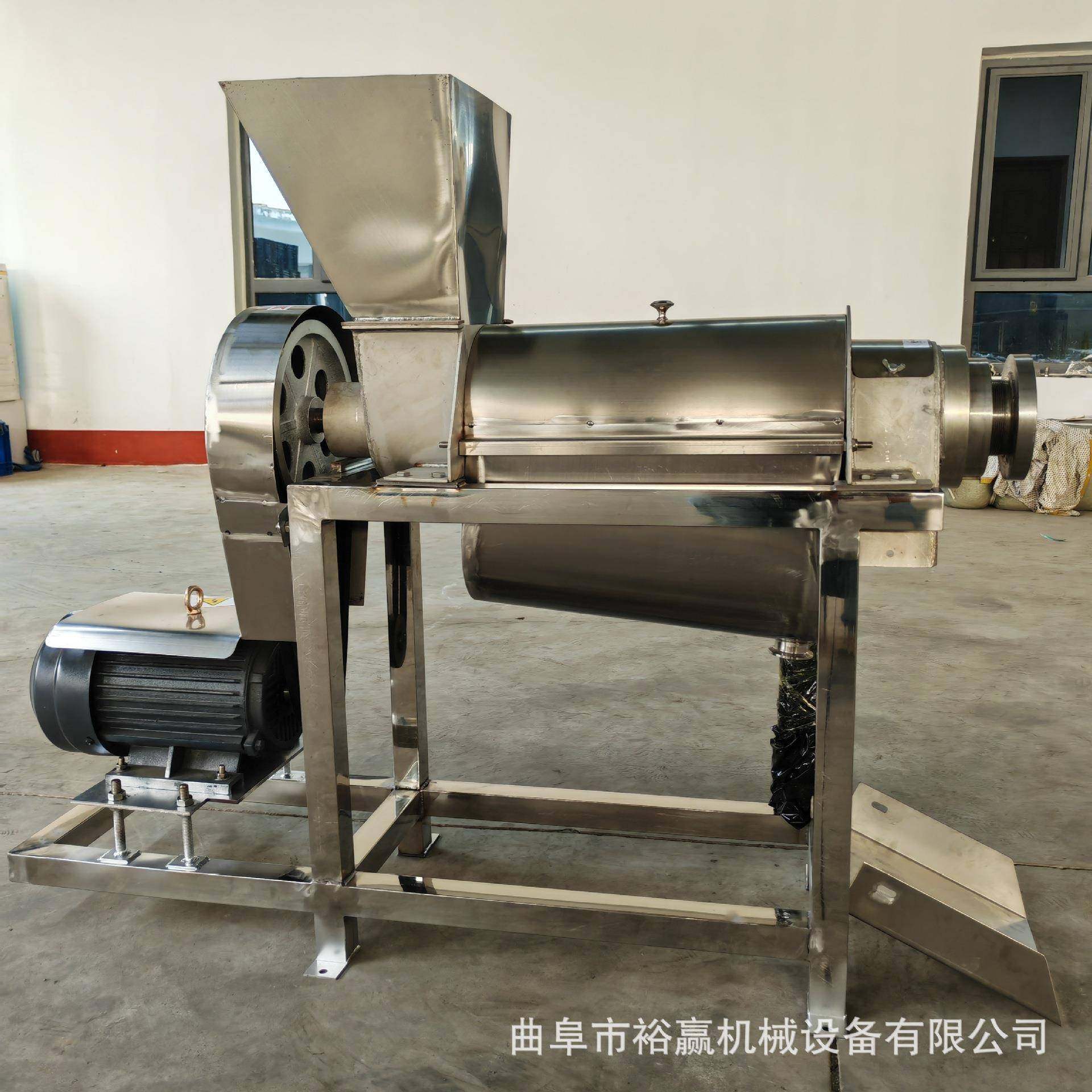 现货油柑果榨汁设备螺旋商用大蒜白菜榨汁机不锈钢果蔬打汁机