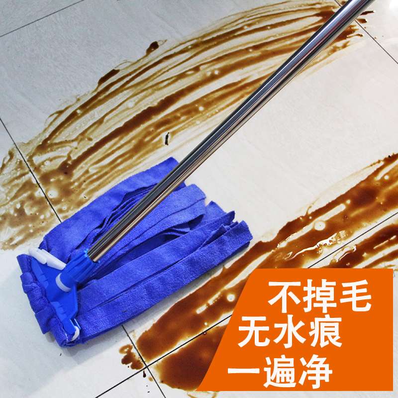 纳米毛巾布条拖把老式墩布吸水不掉毛拖布传统家用地拖酒店单位严
