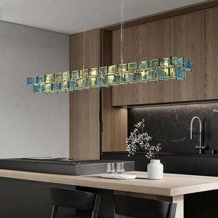 新款 玻璃创意餐厅卧室高档吊灯简约灯饰 轻奢设计感客厅主灯时尚