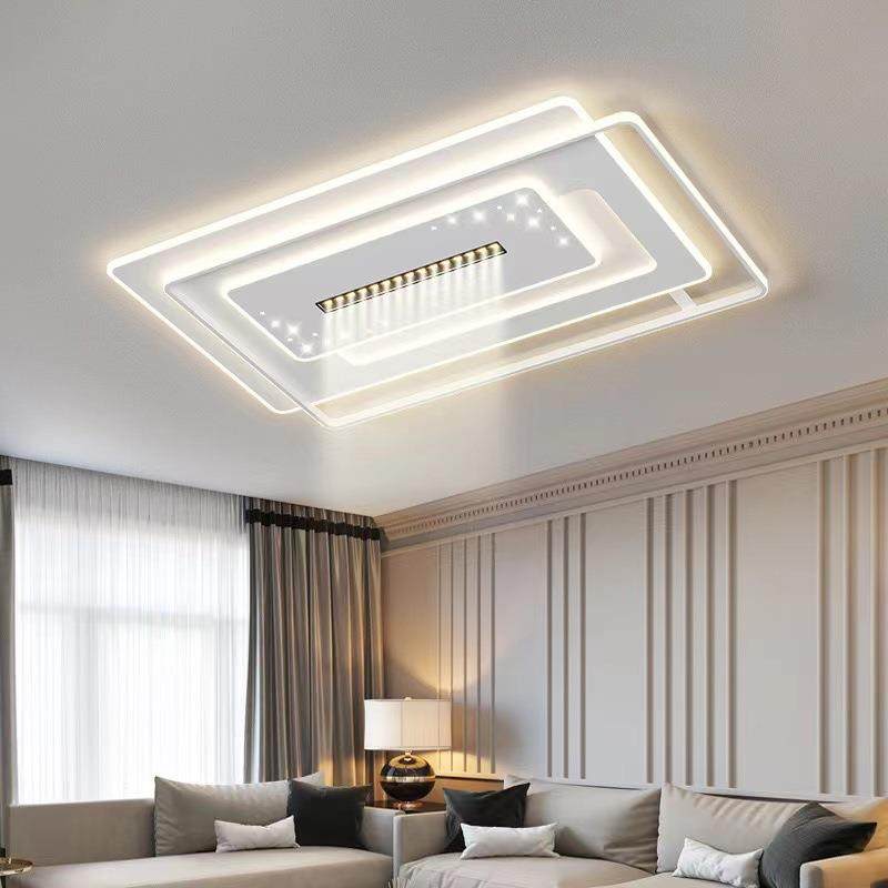2024年新款现代简约客厅led吸顶灯中山卧室吸顶灯具全屋套餐组合