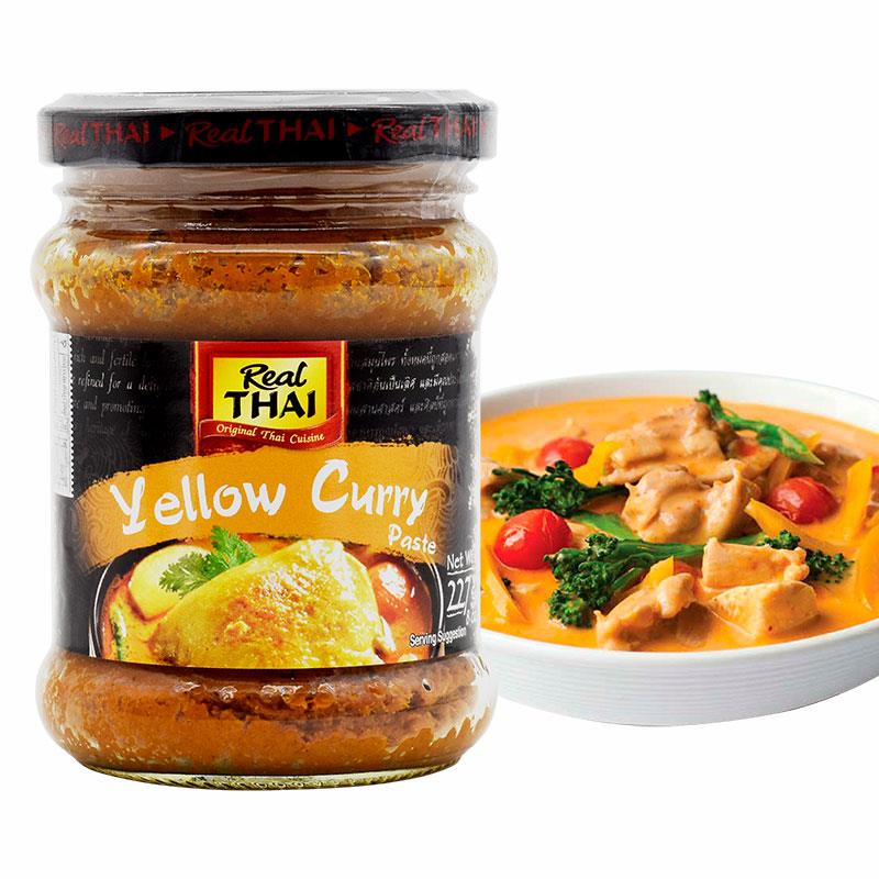 泰国进口丽尔泰黄咖哩酱227g yellow curry paste泰式咖哩牛肉汤