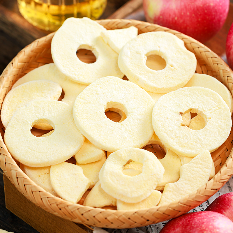 厚切冻干苹果脆片无添加苹果干原味水果干孕妇解馋休闲儿童小零食