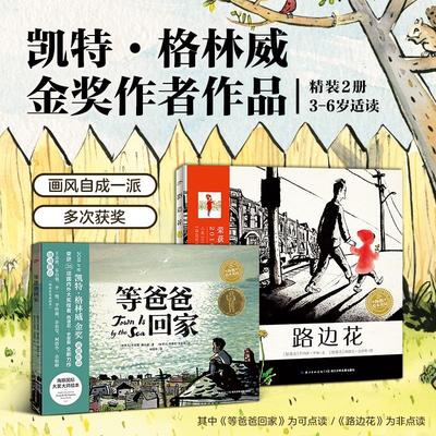 【海豚童书】精平装任选】等爸爸回家路边花国际大奖睡前绘本精选3-6-8岁