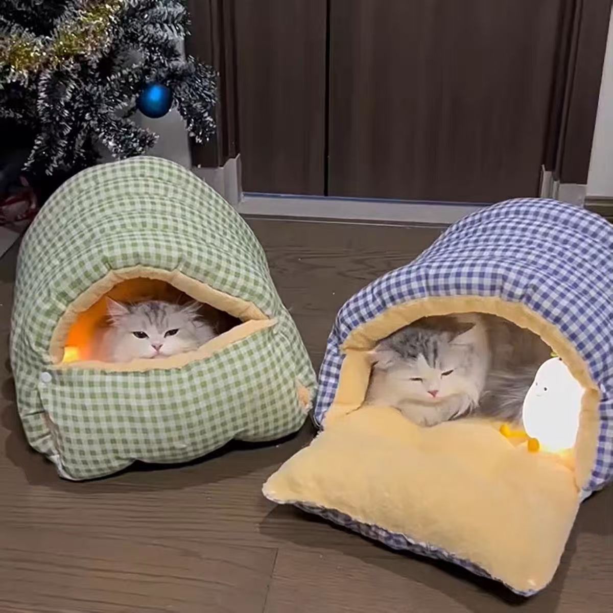 猫窝秋冬新款可拆洗封闭