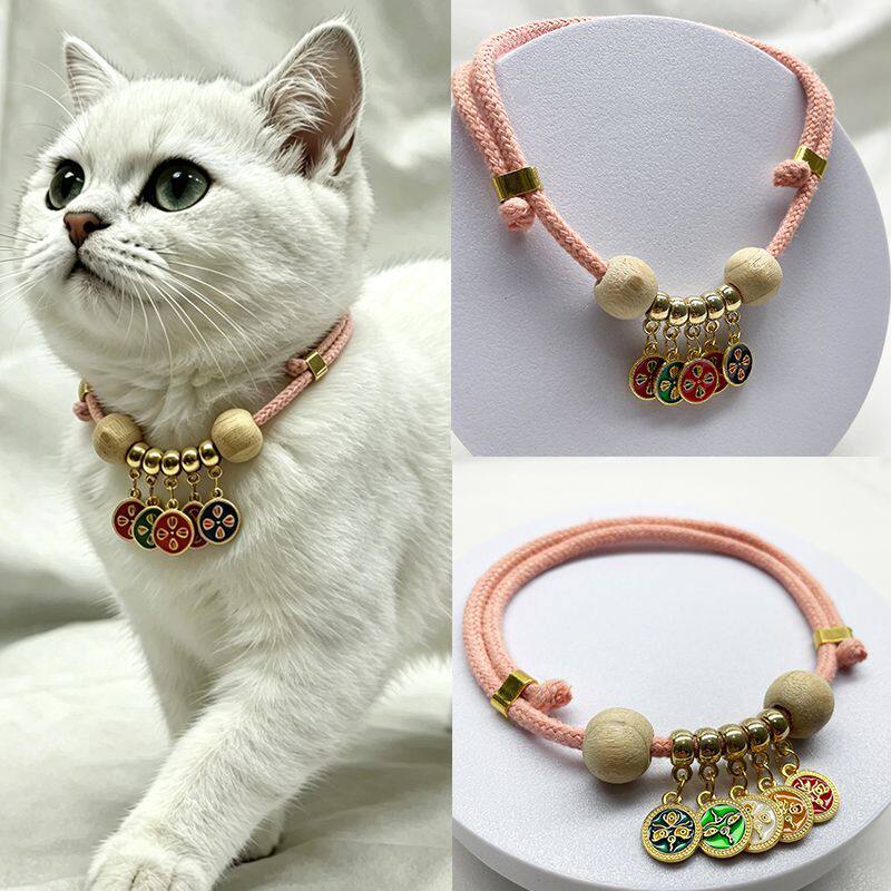 猫咪狗狗驱虫项圈无声轻巧公主风高颜值脖圈可爱猫猫项链脖子饰品