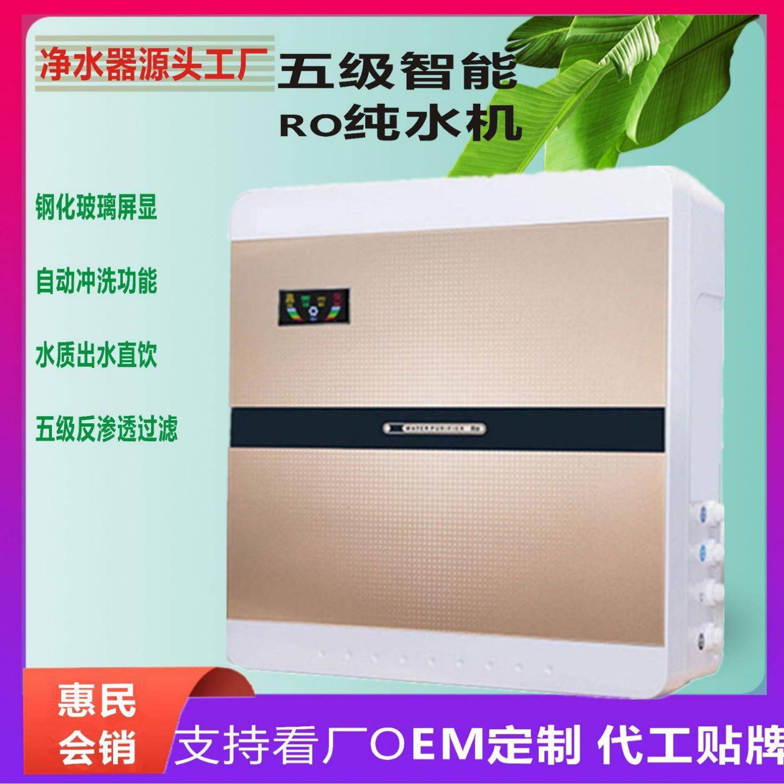 净水器家用100G直饮机小苹果纯水机会销保险惠民微商礼品 厂家