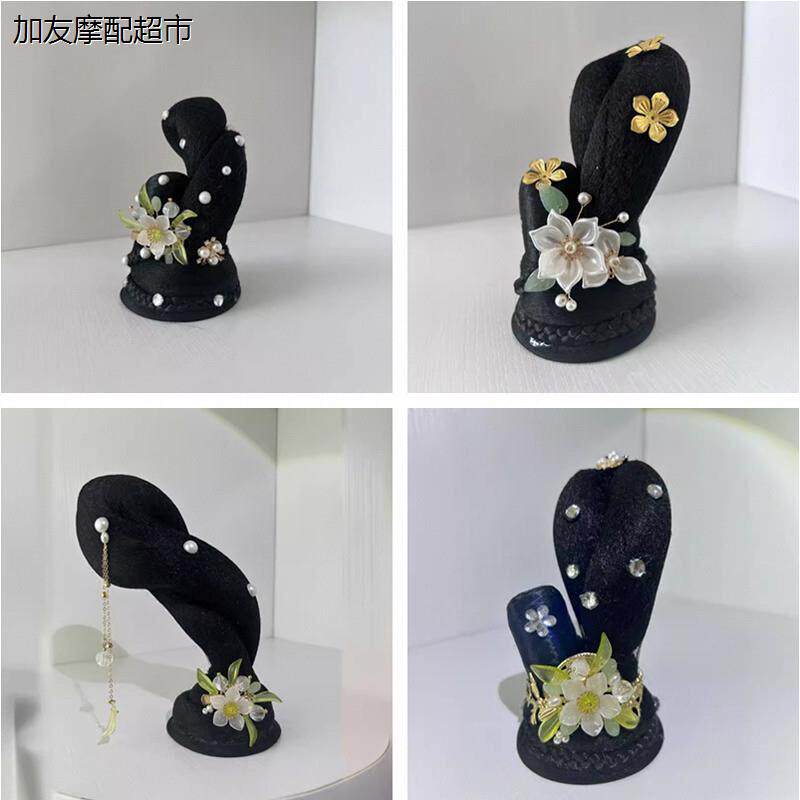 儿童古典舞演出假发头饰
