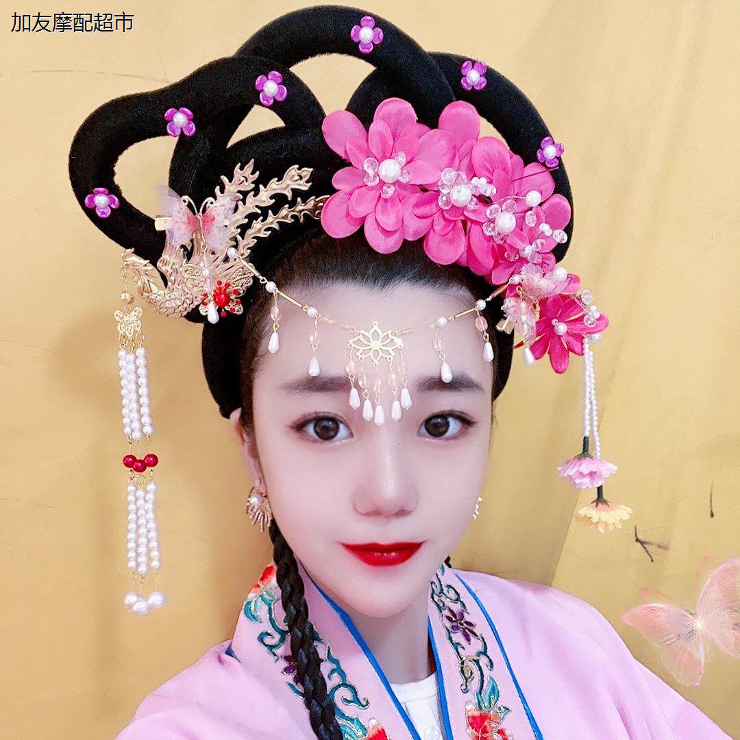 古装假发仙女头饰古代小