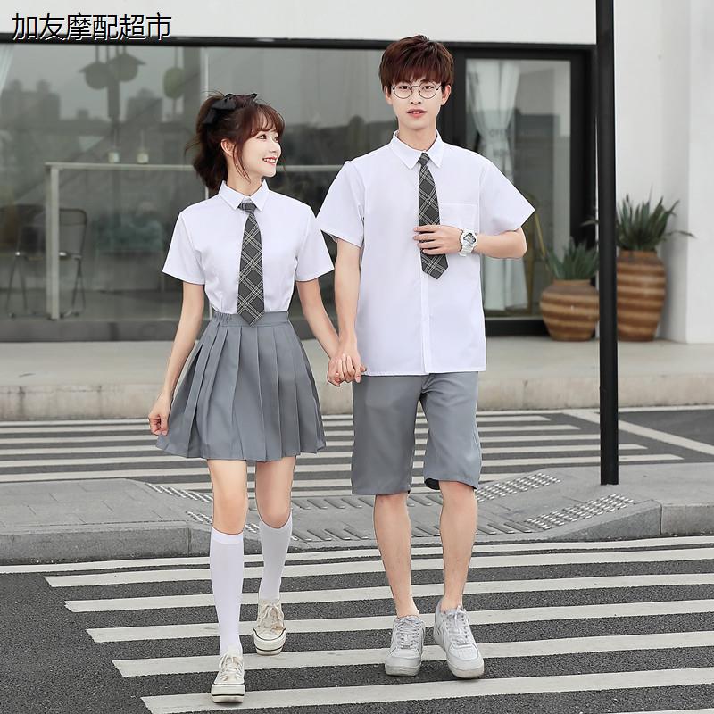 校服套装学院制服中学生合唱朗诵演出服高中生运动会毕业班服夏季
