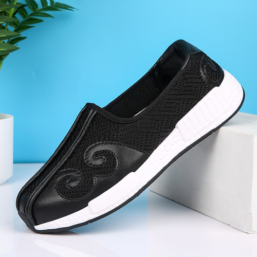 太极云勾鞋武当道鞋太极鞋春秋款舒适轻便质软底武术传统祥云道鞋