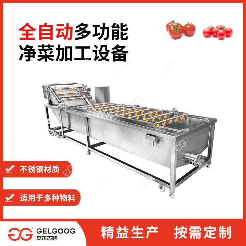 水果时产1吨清洗机果蔬洗果机西红柿自动清洗机番茄清洗设备
