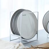 沥水架 厨房置物架碗碟架餐盘 厨房收纳 铁艺盘子收纳架 日式