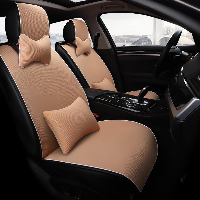 OK！汽车坐垫 冰丝座垫 汽车四季垫冰丝四季垫 四季通用亚麻座垫