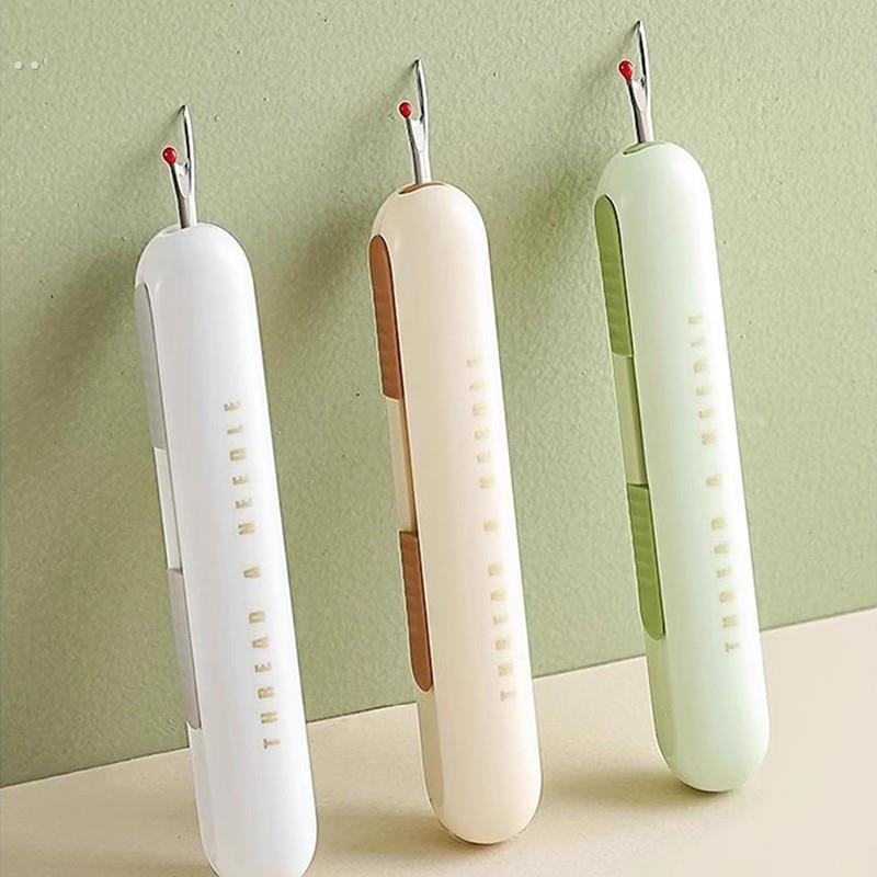 二合一穿针器家用多功能拆线器挑线器老年人手工缝纫工具引线神器