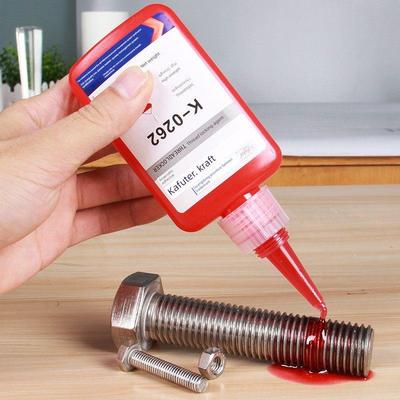 卡夫特K-0262螺纹胶262厌氧胶螺纹锁固剂金属螺丝胶水红色不可拆