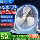 商用落地扇工地坐爬地大风力趴地扇 骆驼工业电风扇强力大功率台式