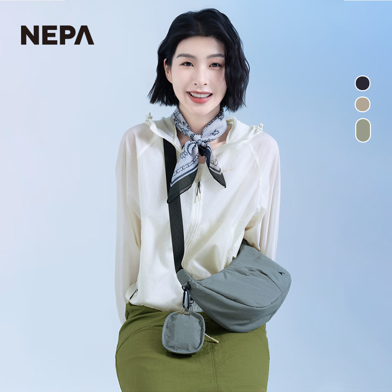 NEPA新品男女款大容量斜挎包徒步图片