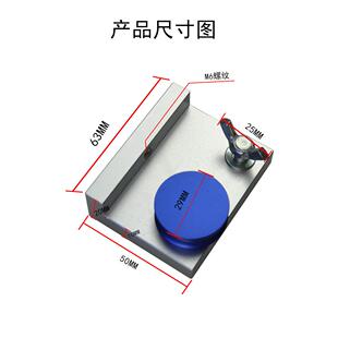 指针数显推拉力计夹紧夹具卡盘钢丝张力计鱼线卡盘测试仪