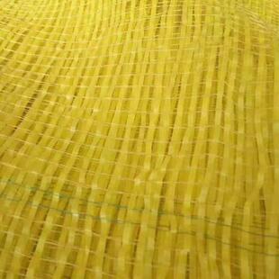 72*95与85*105草块袋子装草料牧草的黄色塑胶网袋割草机专用