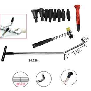 汽车车身凹陷修覆工具 车门凹痕免钣金维修 顶钩可替换头钩子撬棍