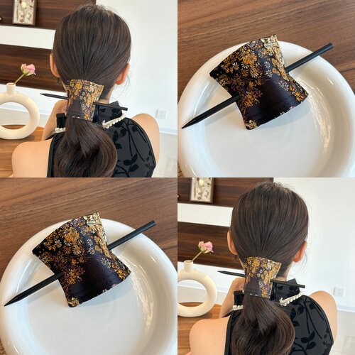 新中式发簪子高级感绝美发钗国风复古盘发汉服旗袍发饰女