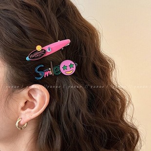 韩国甜美可爱春夏刘海发夹女2025新款 高端侧边鸭嘴夹子头饰高级感