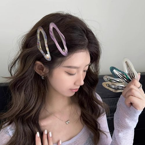 高级感复古简约发夹边夹侧边女2025新款前额刘海夹气质bb夹发卡夏