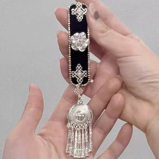 复古民族风侧边发夹女小众设计高级感古风中式发饰拍照头饰