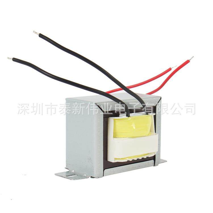 24V/100W变压器电源EI型单相双绕组卧式低频电源密封式足A变压器