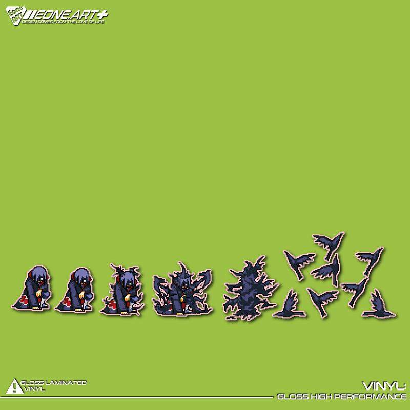 EONE反光车贴日火影忍者宇智波佐助幻术乌鸦干扰像素版长动作贴纸,3C数码配件,USB多功能数码宝,淘宝优惠券,粉丝福利购,淘宝优惠卷