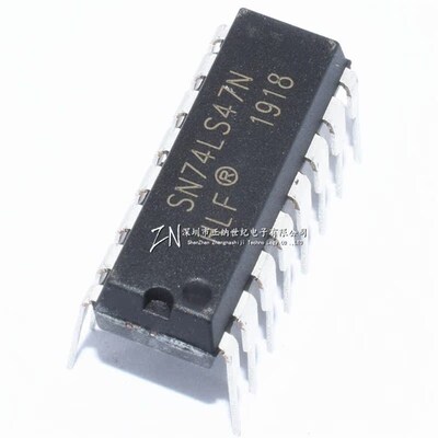 全新原装 SN74LS47N HD74LS47P 直插 DIP-16 7段显示器驱动器芯片