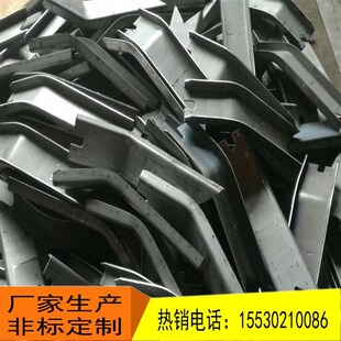 专业生产加厚槽钢输送机托辊支架 75型800宽支架散支输送机配件拉