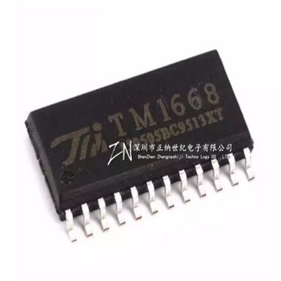 全新原装 TM1668 贴片 SOP-24 可代替SM1668 HT1668 数码管驱动IC