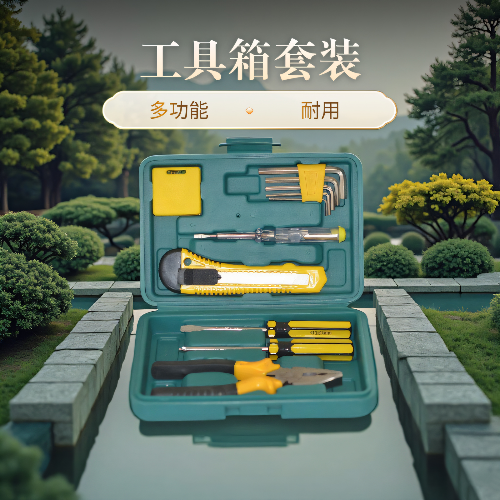 家用工具组套多功能五金工具组合