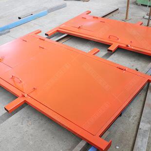矿用窄巷防火栅栏门1000*1800mm带观察窗小型通风隔火两用门