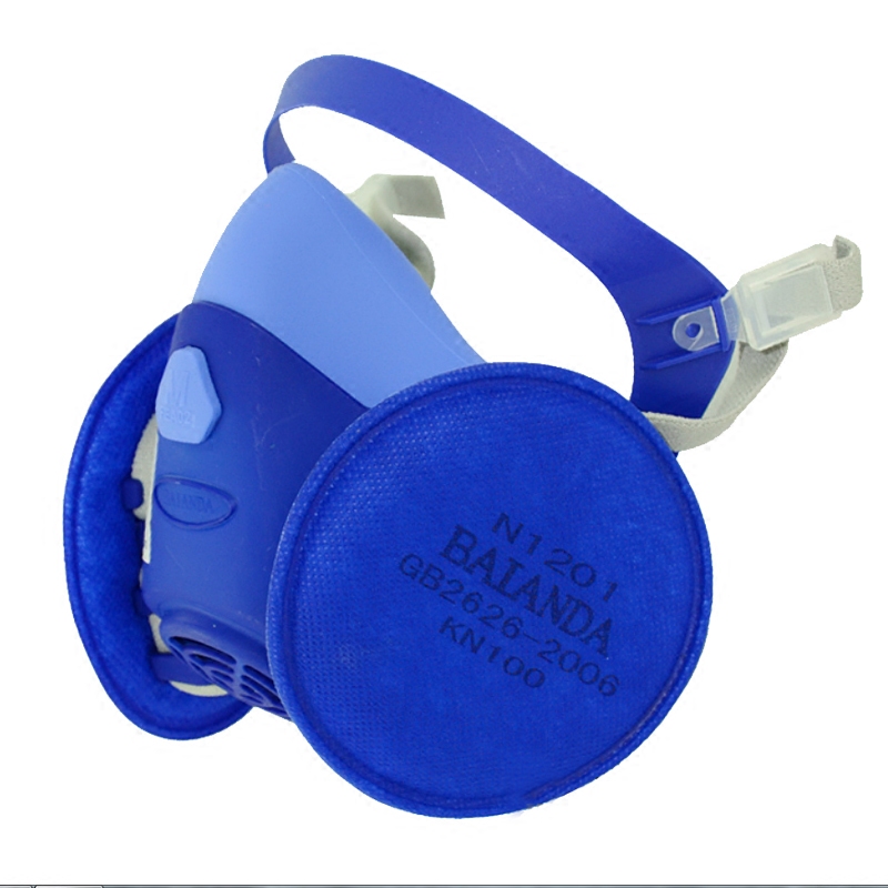 百安达kn100防尘口罩活性炭电焊防气味工业粉尘透气煤矿硅胶面罩