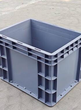 4330加厚灰色塑料箱400*300*300mm塑胶箱子加高周转箱355*255*290