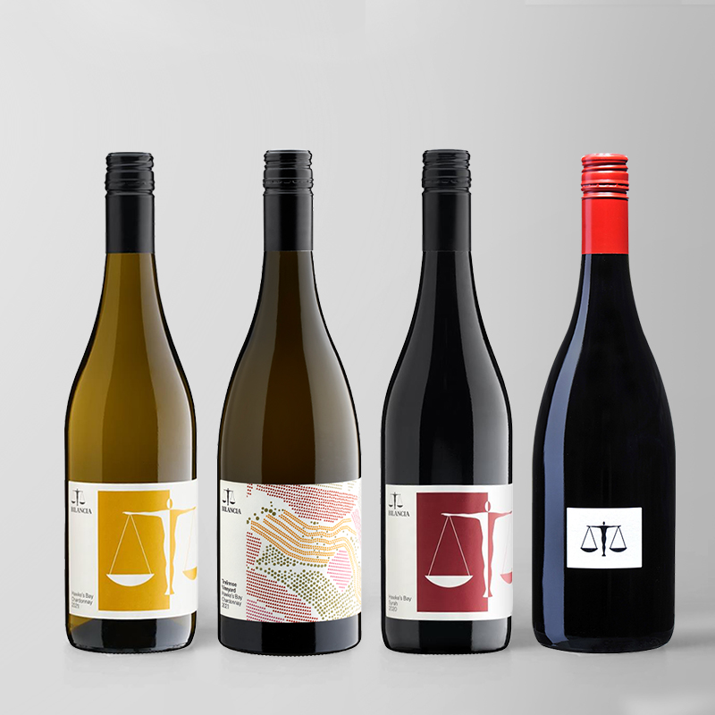 新西兰进口天秤座霞多丽&西拉干红干白系列葡萄酒红酒