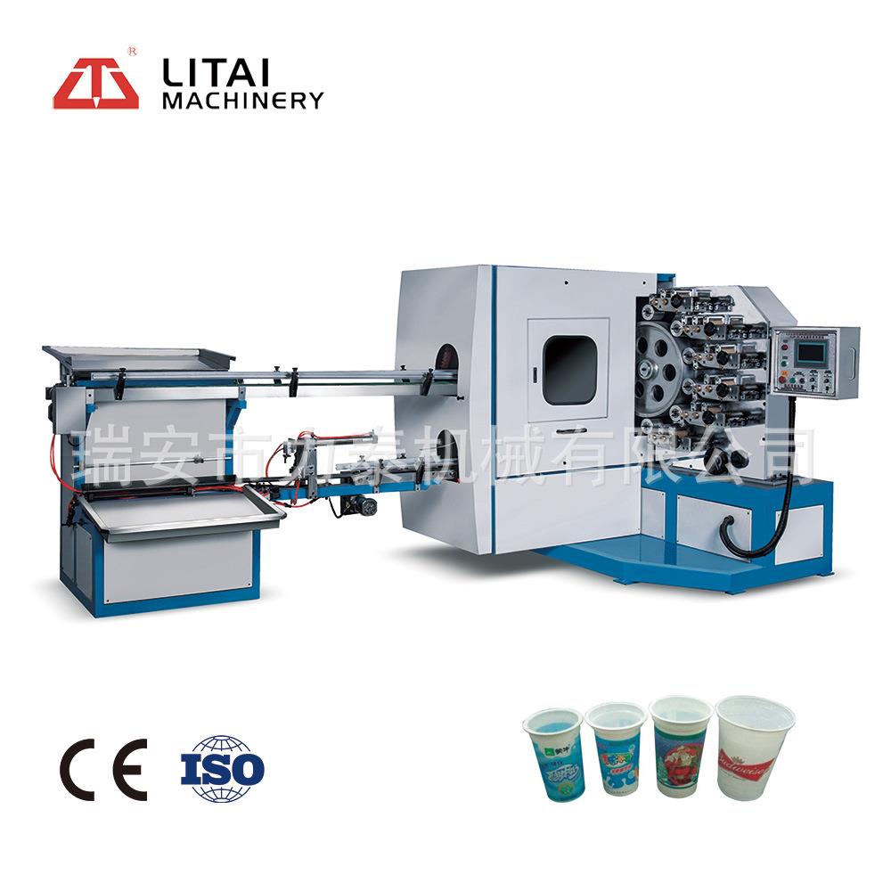 TJYT-6A全自动六色印杯机 经济实用型塑料杯酸奶杯曲面印刷机器