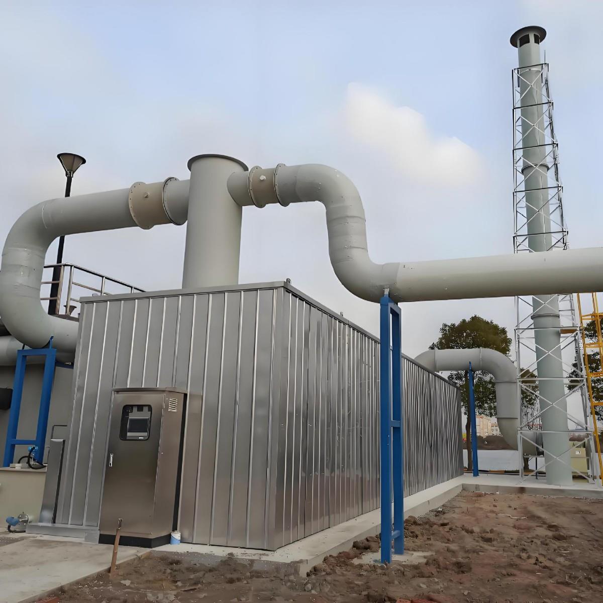 污水泵房除臭装置 玻璃钢生物除臭设备 净化率高 无二次污染