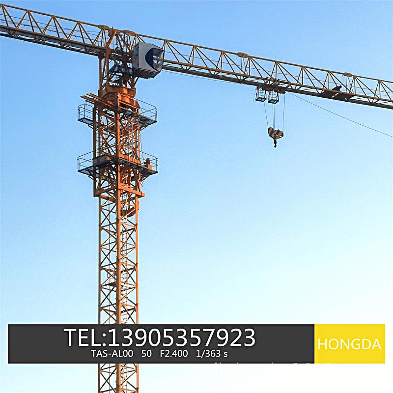 平头塔吊QTZ100(6013)方管标准节 出口6吨8吨行走内爬塔式起重机