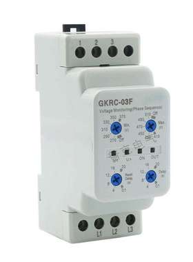 三相保护器 GKRC-03F 新款 相序保护继电器 DGKRC-03F 三相三线