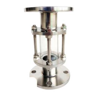 304不锈钢法兰视盅玻璃管试镜316L视镜直流观察窗视窗HGS07-126