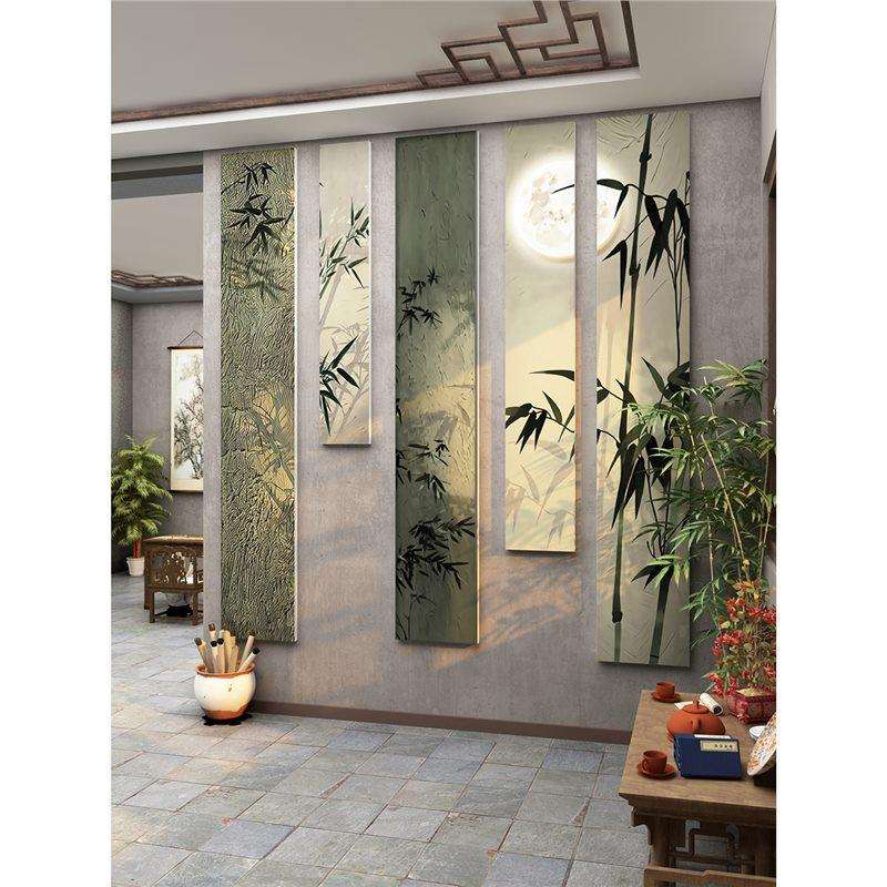 书法教室布置装饰氛围班级文化墙贴面环创黑板报中式茶古国风场景