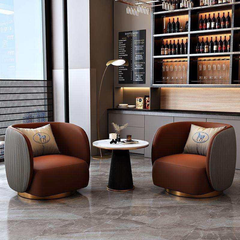 商务接待沙发茶几组合酒店大堂轻奢休闲会客休息区办公室洽谈桌椅