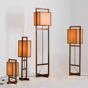 宋代美学复古民宿新中式客厅卧室书房茶室落地灯装饰摆件床头台灯