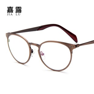 meterY 极速Retro metal frame nail spectacle