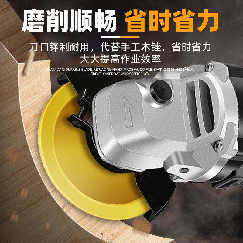 极速木头打磨刺盘角磨机r打磨抛光磨头圆磨盘根雕塑型抛光轮木茶