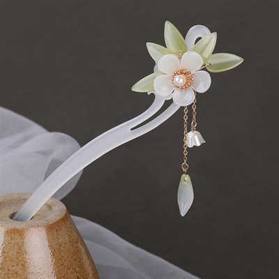极速Orchids Hairpins Forks Chiznese Hanfu Hair Accessories P