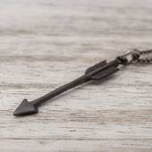 Fashion Archer Black 极速 Arrow Necklace PendVant Deli